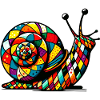 Harlequin Snail