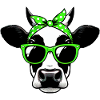 Cow with Sunglasses