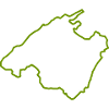 Mallorca Map Outline
