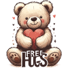 Teddy Free Hugs Gift