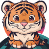 Tiger Leopard Domestic Cat