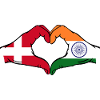 Denmark India hands heart shape