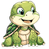 Cartoon Smile Turtle