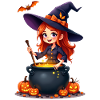 SPELLCASTING WITCH HALLOWEEN