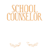 School Counselor Coffee Behind