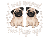 I was normal in front of two boobs