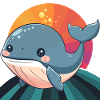 Whale Underwater Fin
