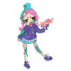 Inkling Mädchen | Pink 2 | Splatoon