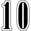 10 Number symbol