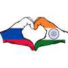 Russia India hands heart shape