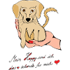 Baby dog named Happy