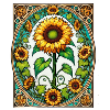 Retro Sunflowers