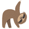 Sloth in action