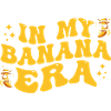 W Mojej Erze Bananów Śmieszny Miłośnik Bananów Retro Banany