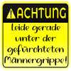 MÄNNERGRIPPE HUMOR - KRANK