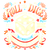Roll The Dice Design Vintage Old Tattoo Style