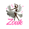 Witziger Zouk Tänzer Spruch