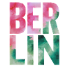 Lettrage aquarelle souvenir de Berlin