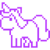 pixel unicorn