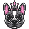 French Bulldog Dog Crown