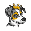 Jack Russel Terrier Hund Krone