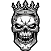 Skull King Crown