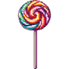 Lollipop Pixel Icon