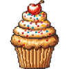 Muffin Pixel Icon
