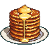 Pancake Pixel Symbol