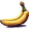 Icône Pixel Banane