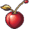 Kirsche Pixel Symbol