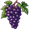 Raisin Icône Pixel