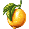 Zitrone Pixel Symbol
