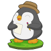 Pinguin Schüler Bleistift Schule