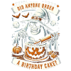 Halloween spooky birthday cake