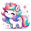Regenbogen-Einhorn
