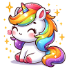 Regenbogen-Einhorn