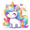 Regenbogen-Einhorn