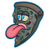 Pizza piece of pizzeria