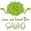 Now we have the salad