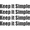 Keep It Simple