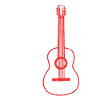 4th of July Guitar United States