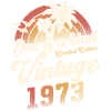Millésime 1973 Anniversaire Palmiers