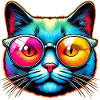 Puss with sunglasses