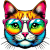 Puss with sunglasses