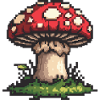 Mushroom Pixel Icon