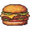 Burger Pixel Icon