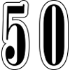 50 Number symbol