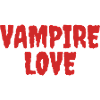Vampire Love Halloween Artwork