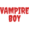 Vampire Boy Teen T-Shirt Design